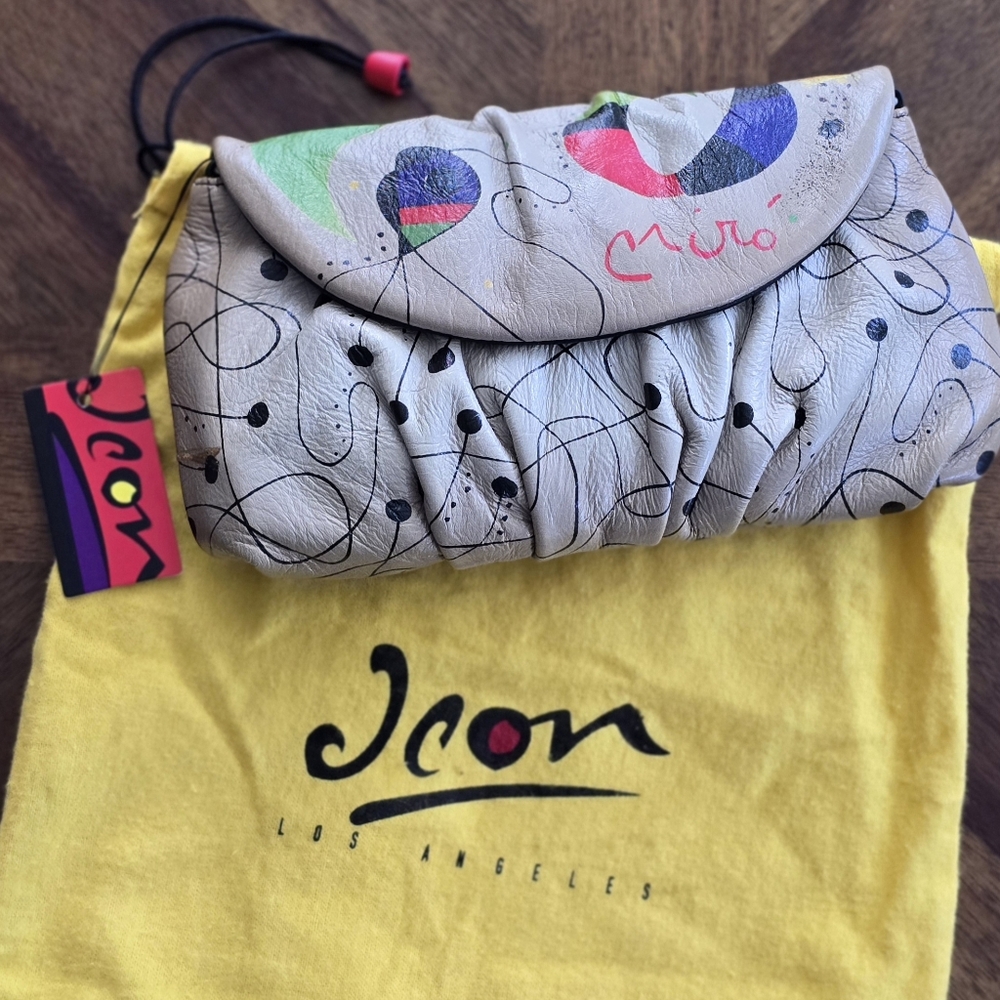 Joan Miro Icon Los Angeles Artistic Clutch